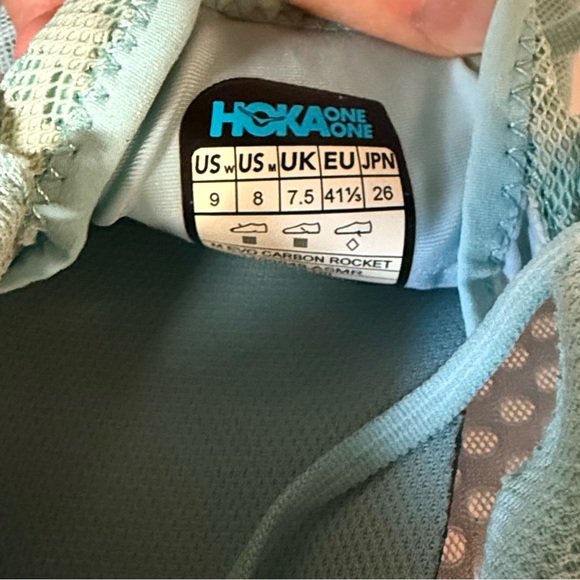 Hoka One One EVO Carbon Rocket running shoes size 9 woman’s 8 men’s - Picture 9 of 11